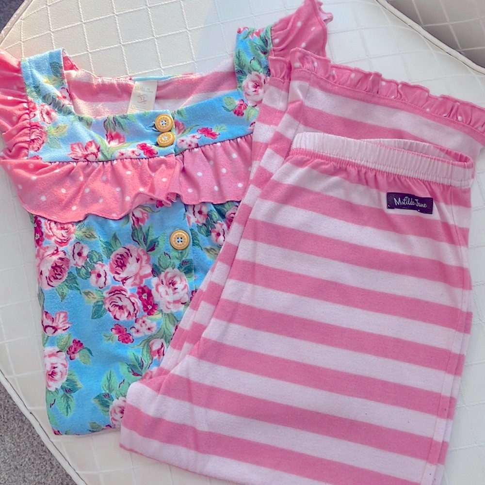 Matilda Jane girls size 12 Two-piece Pajamas